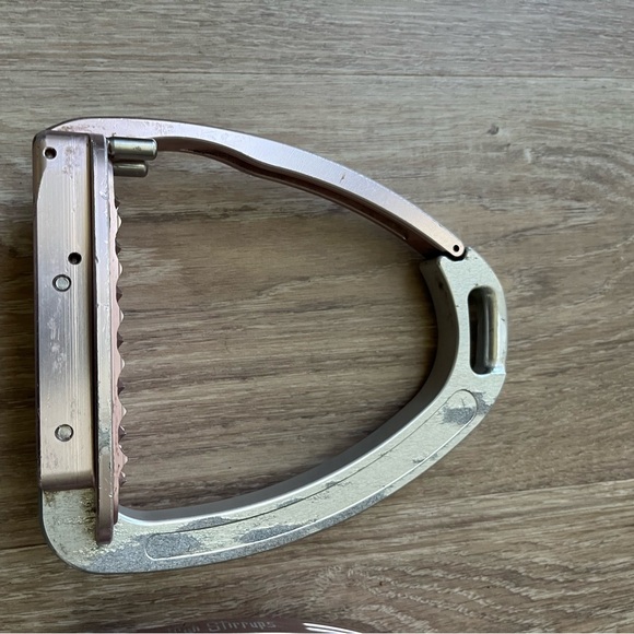 Pink and Silver TechStirrups Safety Stirrups - Picture 9 of 10